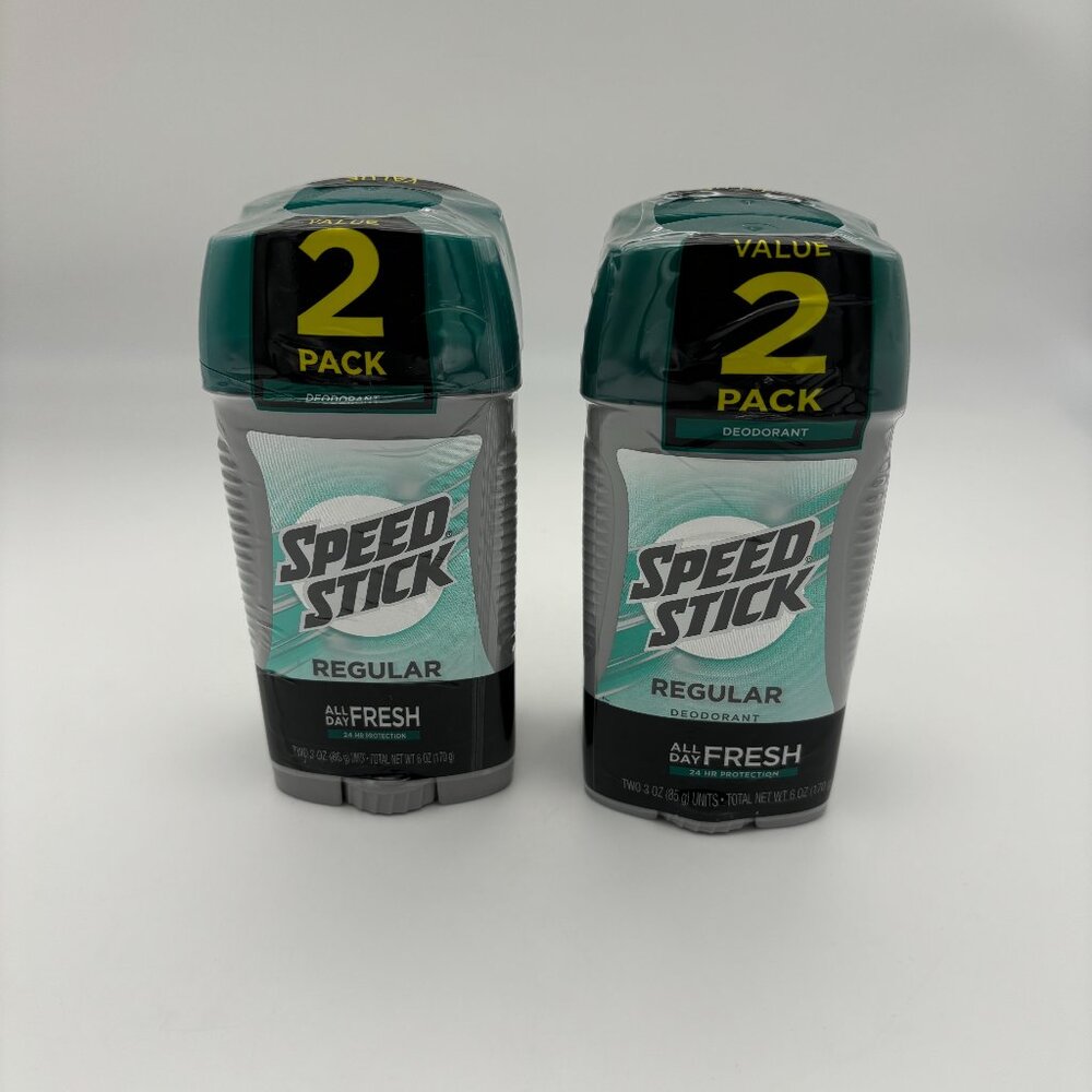 Speed Stick All Day Fresh 24 HR Protection Regular Deodorant, 4ct NWT